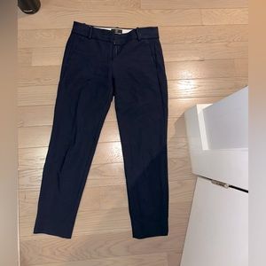 J Crew navy blue cameron pant size 2p